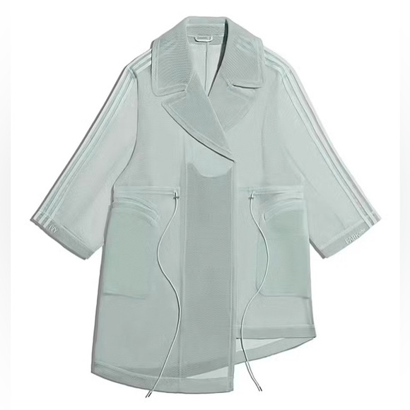 IVY PARK Jackets & Blazers - Adidas / Ivy Park Green Tint Mesh Jacket